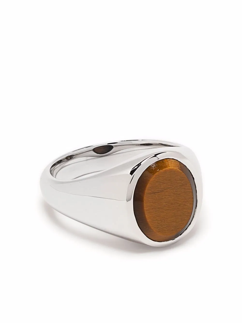 

Tom Wood Lizzie tiger eye ring - Silver