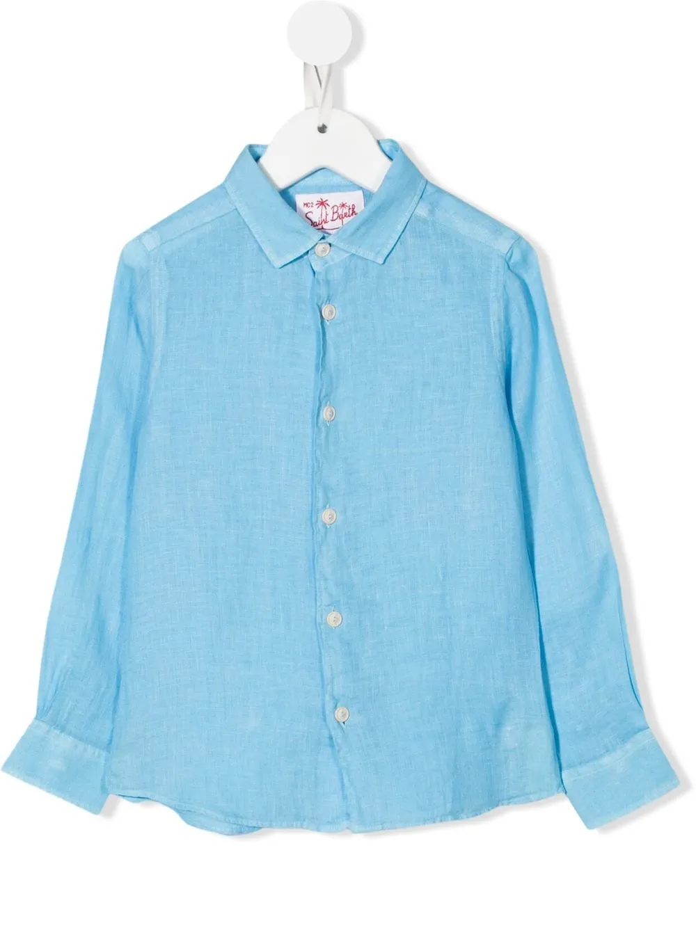 

MC2 Saint Barth Kids Agne button-up shirt - Blue
