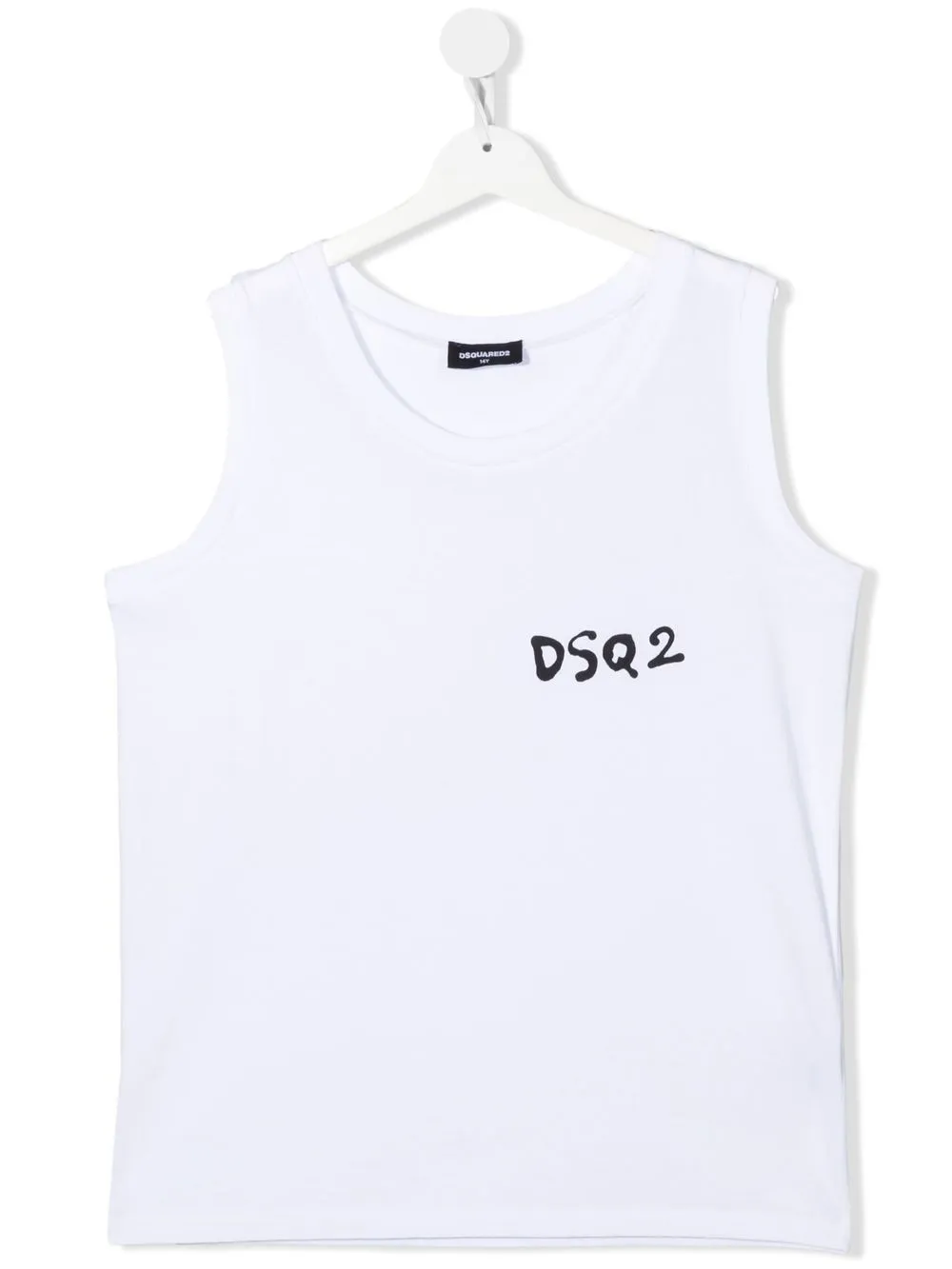 

Dsquared2 Kids TEEN logo-print tank top - White