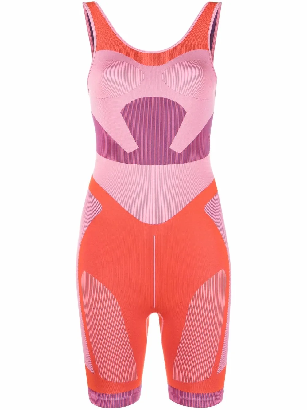 Image 1 of adidas by Stella McCartney colour-block leotard
