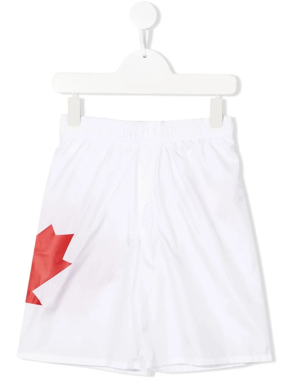 

Dsquared2 Kids shorts de playa con logo estampado - Blanco