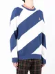 Vivienne Westwood embroidered-Orb diagonal-stripe sweatshirt