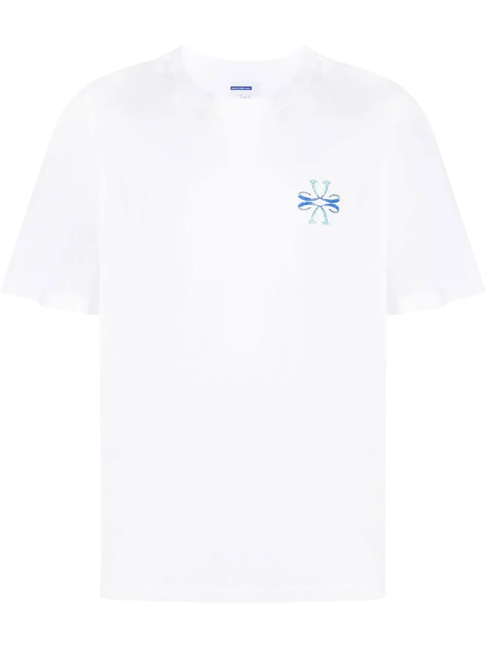 

Jacob Cohën playera con logo estampado - Blanco