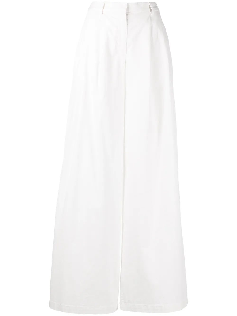 

Nili Lotan high-waist wide-leg trousers - White