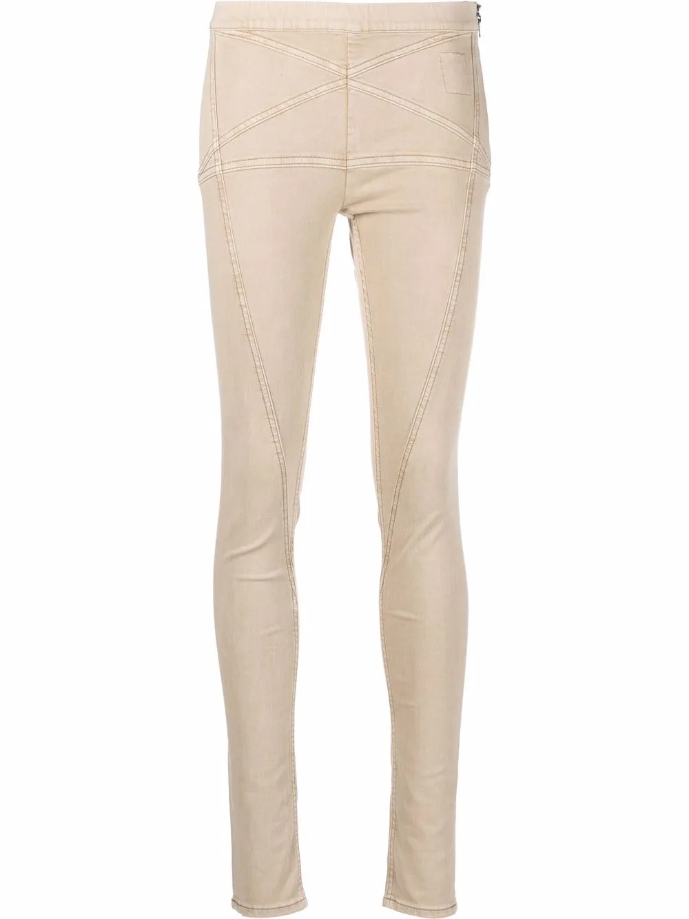 

Rick Owens DRKSHDW side zip-fastening leggings - Neutrals