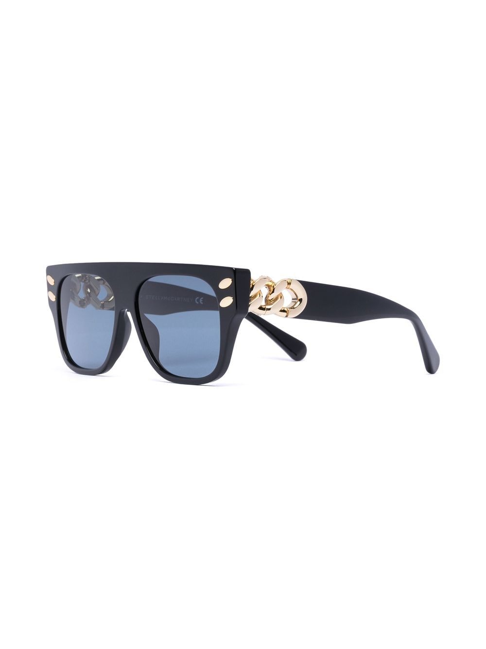 Stella McCartney Eyewear Zonnebril met vierkant montuur - Zwart