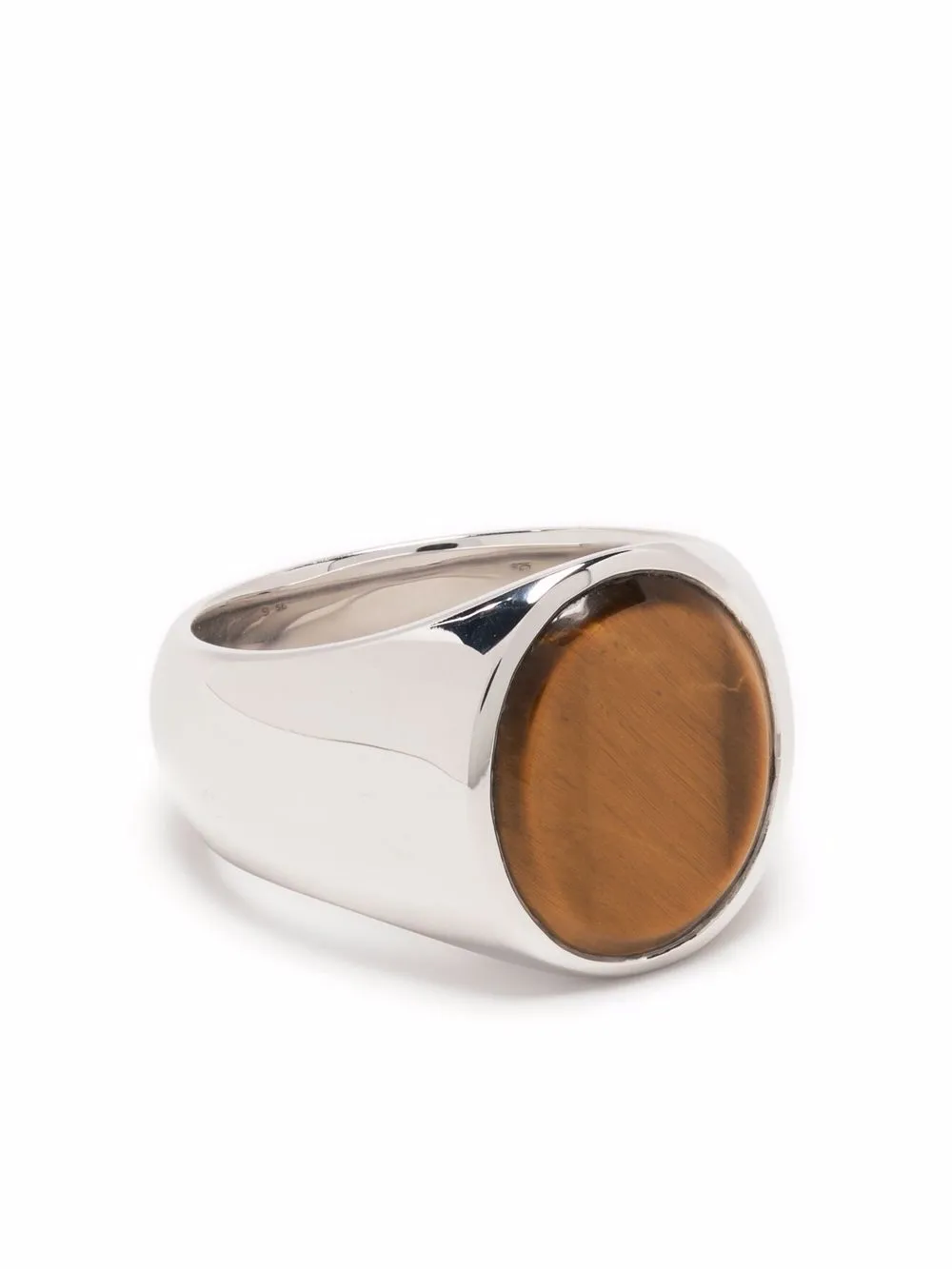 

Tom Wood oval tiger eye ring - Silver