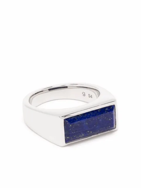 Tom Wood anillo con lapislázuli azul