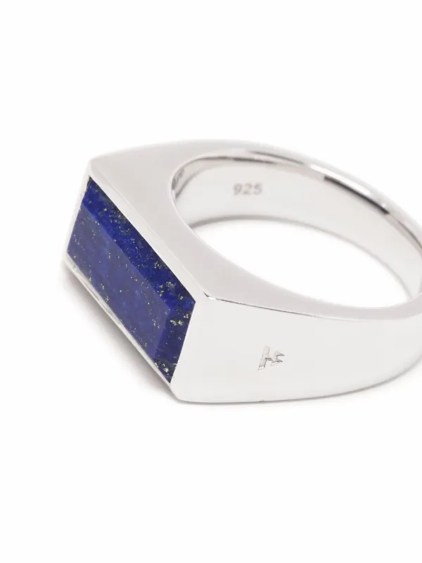 peaky blue lapis ring