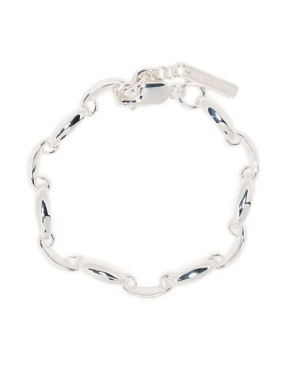 

SWEETLIMEJUICE flat link-chain bracelet - Silver