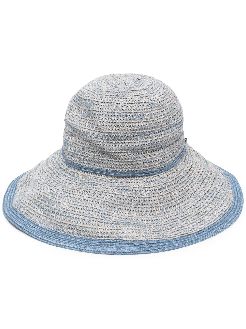 

Emporio Armani sombrero de ala ancha - Azul