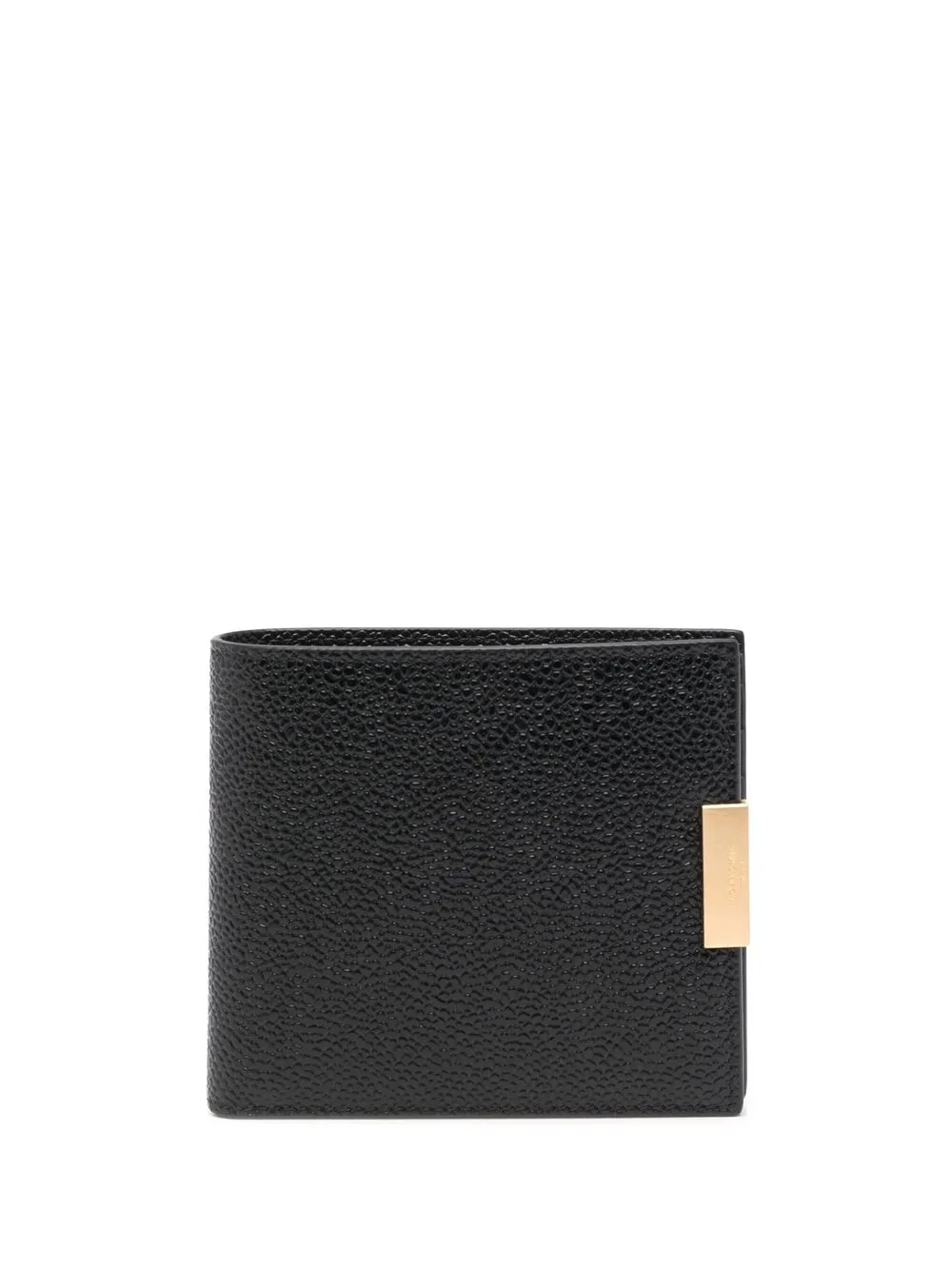 

Thom Browne pebbled RWB bi-fold wallet - Black