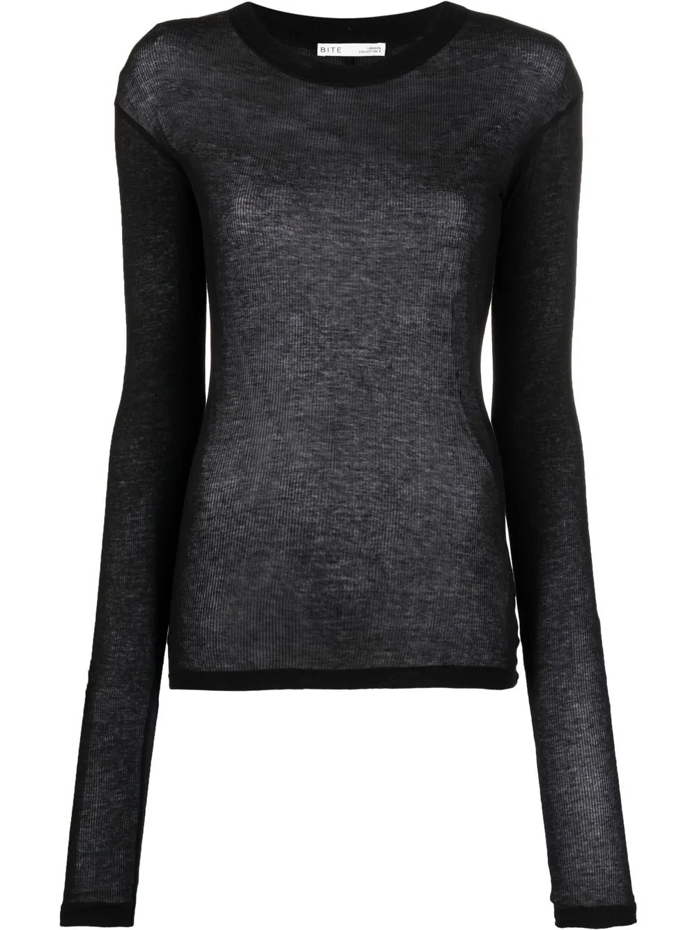 

BITE Studios crew-neck organic cotton jumper - Black