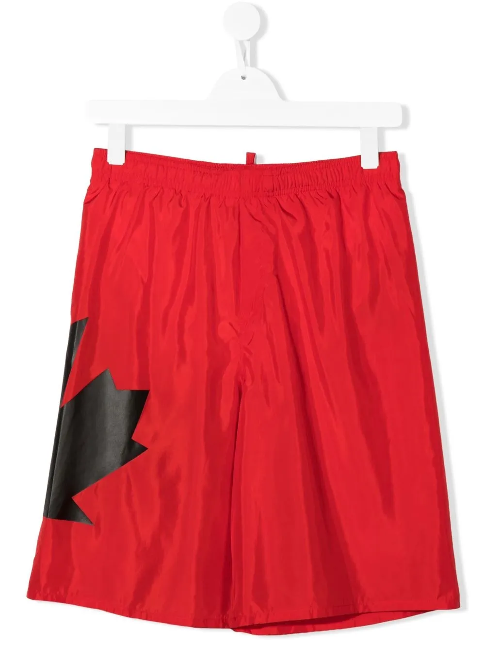 

Dsquared2 Kids shorts de playa con logo estampado - Rojo