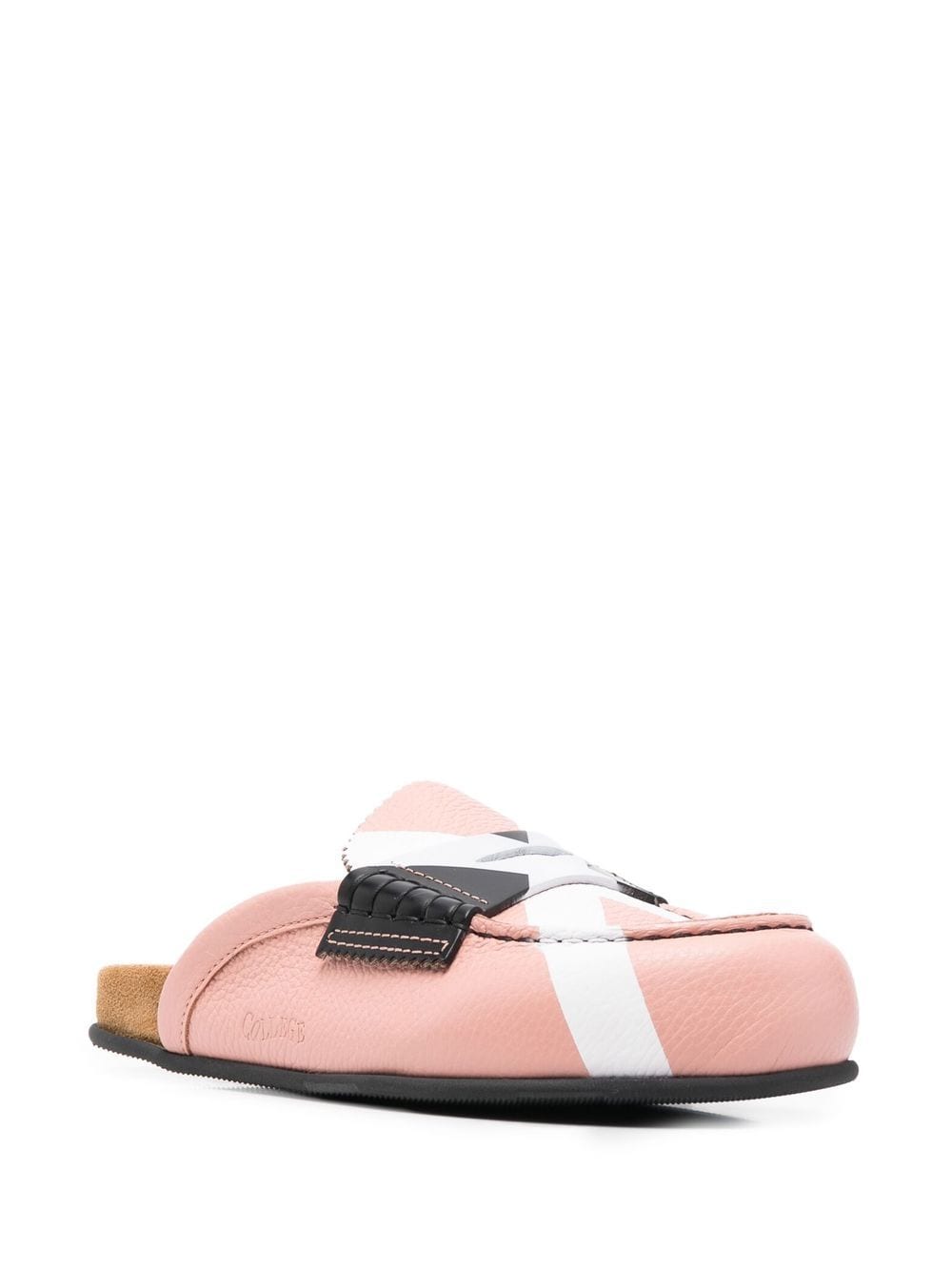 Shop College Slip-on Leather Mules In Pink
