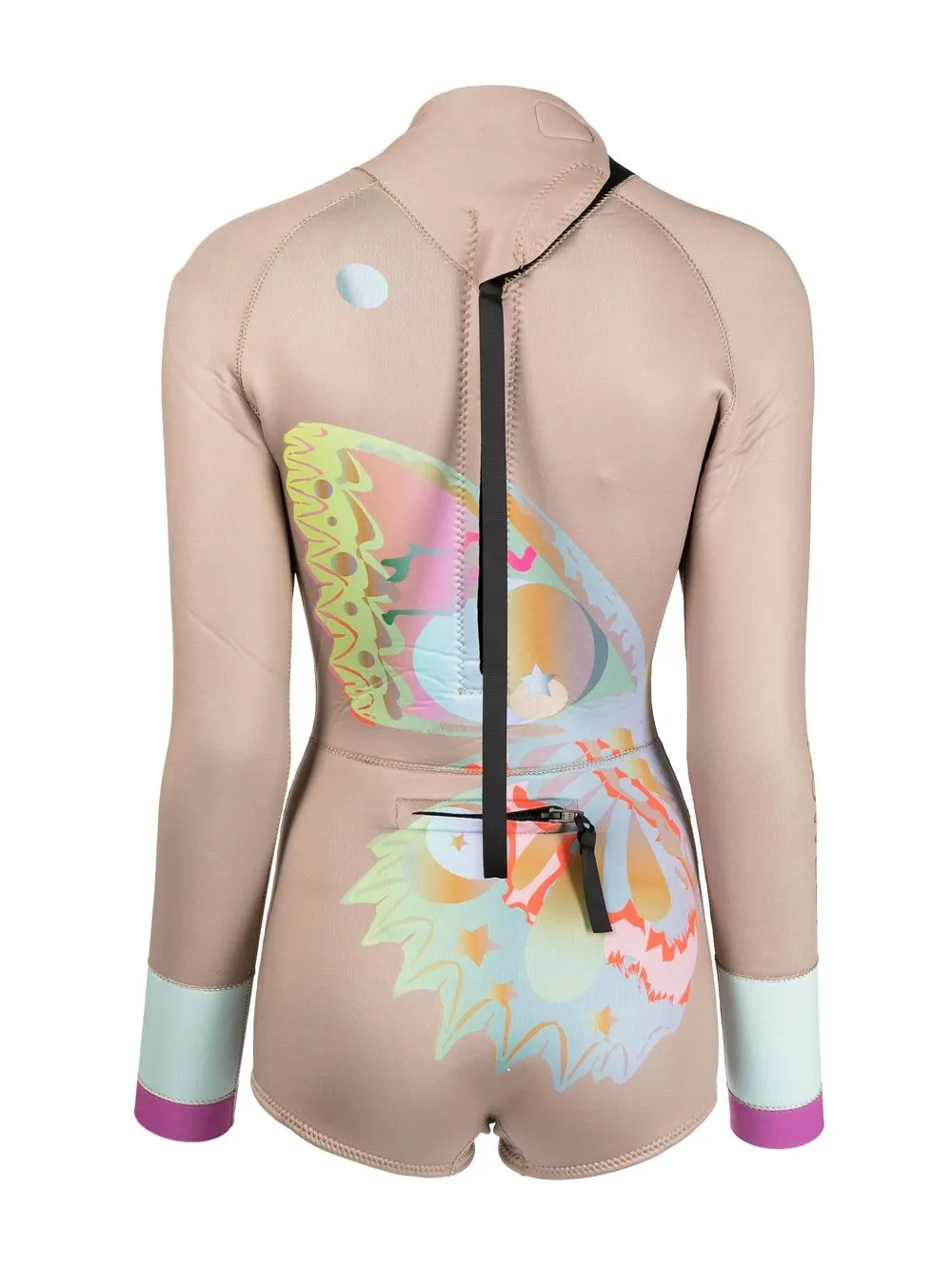  Cynthia Rowley Wetsuit Mit Schmetterling Print   Braun 