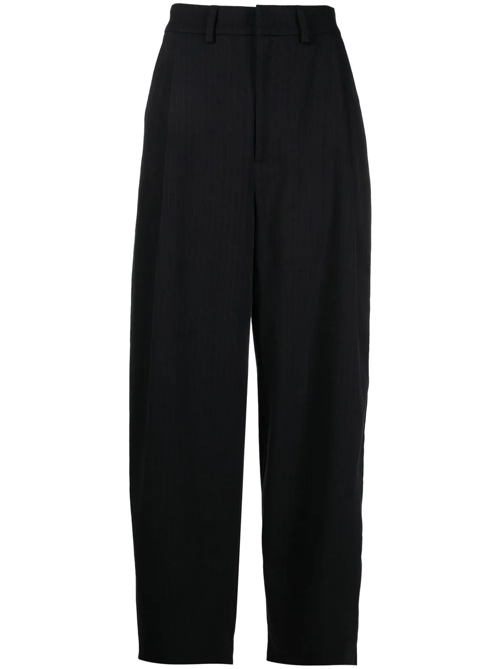 Essentiel Antwerp Flared Wide-leg Trousers In Black