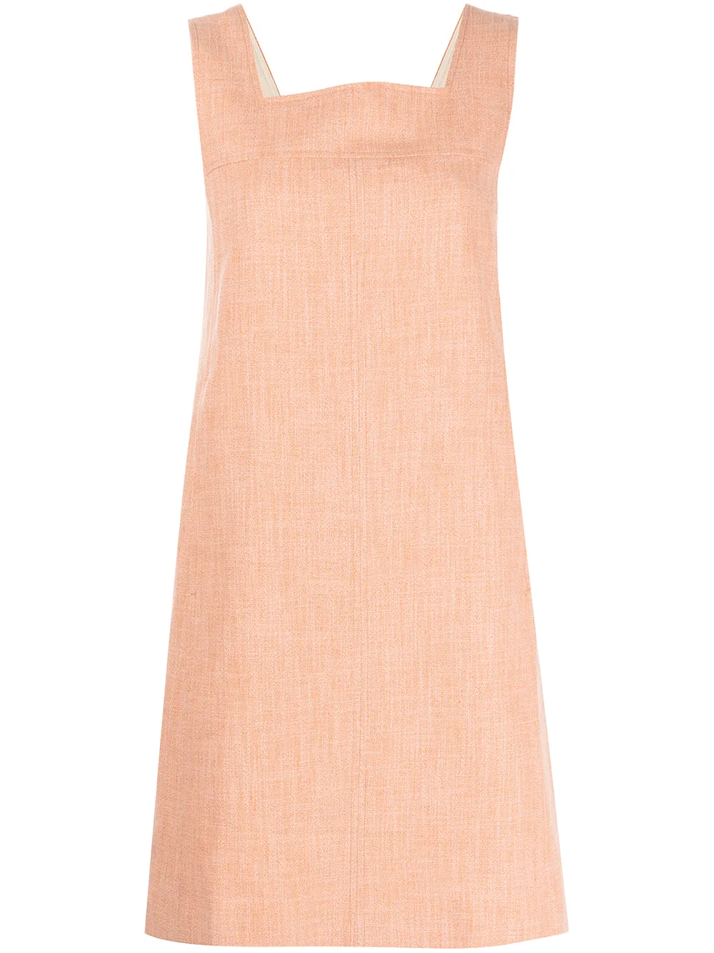 

See by Chloé linen shift mini dress - Orange