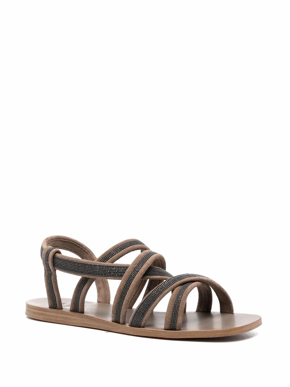 Brunello Cucinelli Monili-chain Strappy Sandals - Farfetch