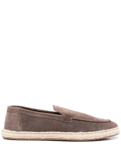 Doucal's mocasines con suela trenzada