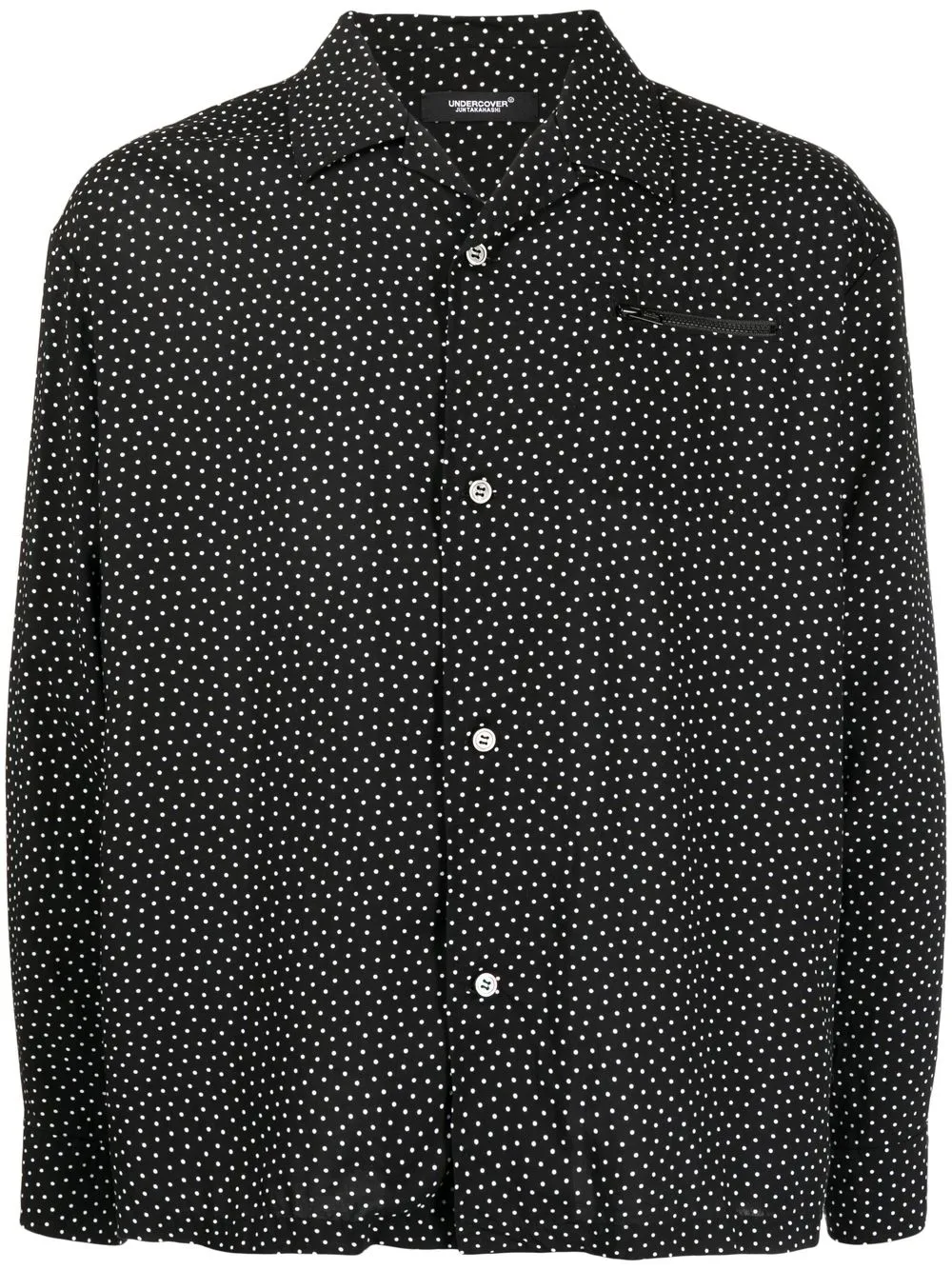 

Undercover camisa con lunares estampados - Negro