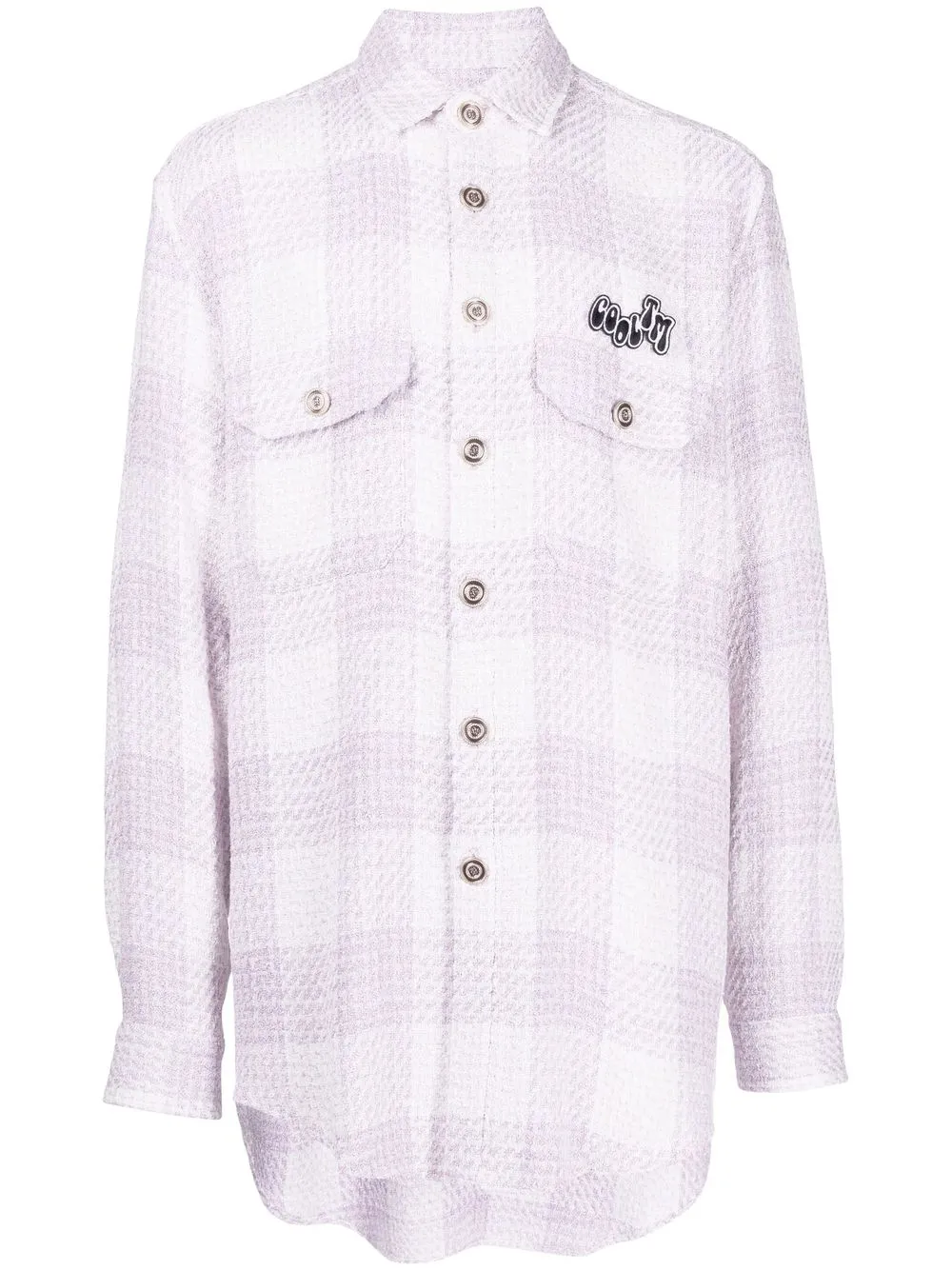 

COOL T.M camisa con parche del logo - Morado