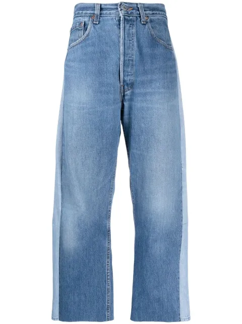 B SIDES wide-leg cropped jeans 
