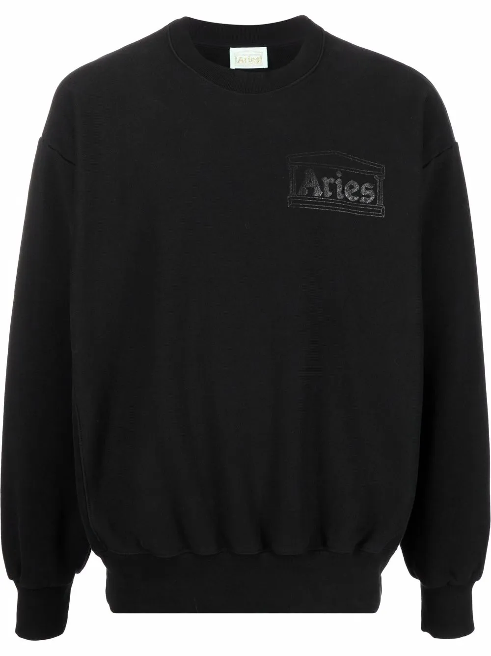 

Aries sudadera con logo estampado - Negro