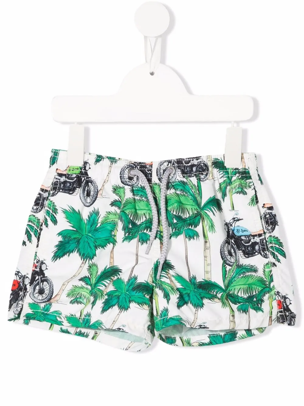 

MC2 Saint Barth Kids drawstring swim shorts - Neutrals