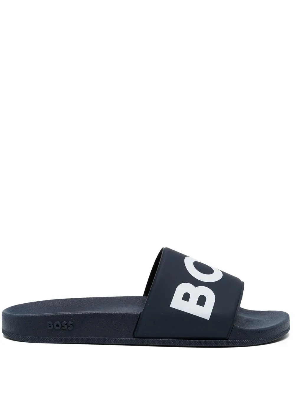 

BOSS flip flops con logo estampado - Azul