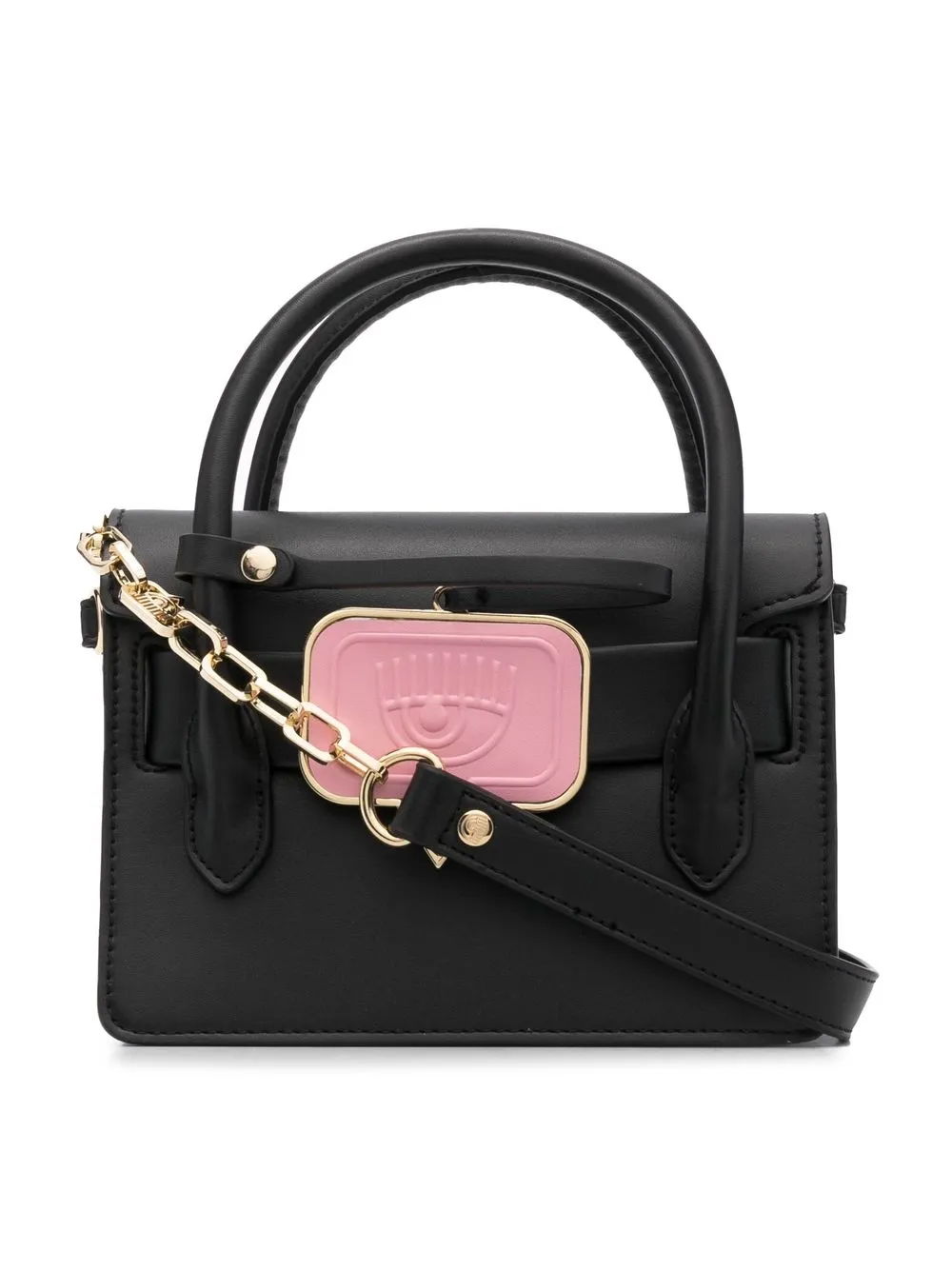 

Chiara Ferragni eye-plaque tote bag - Black