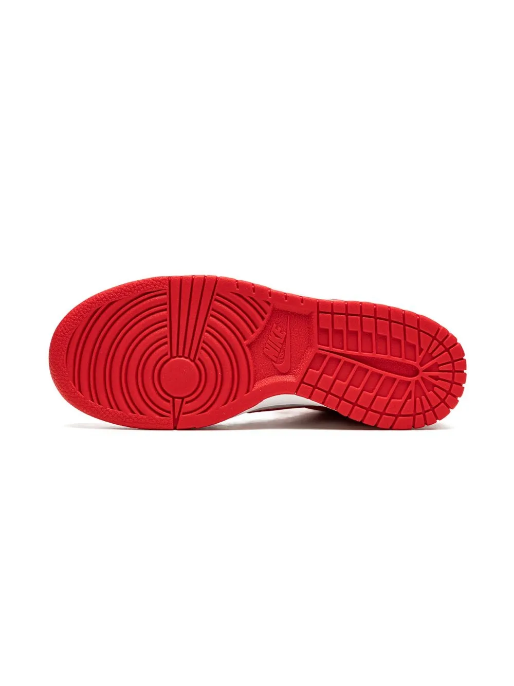 Dunk High "White/University Red" Sneakers