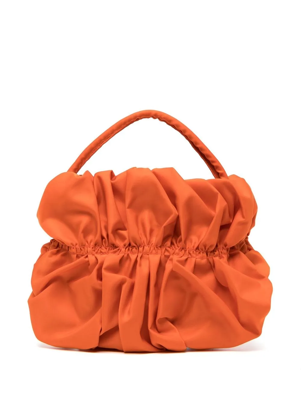 

Molly Goddard tote con volantes - Naranja