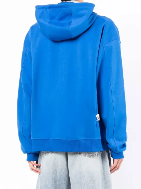 Ader Error Zipped cotton-blend Hoodie - Farfetch Ader Error Zipped cotton-blend Hoodie - Farfetch