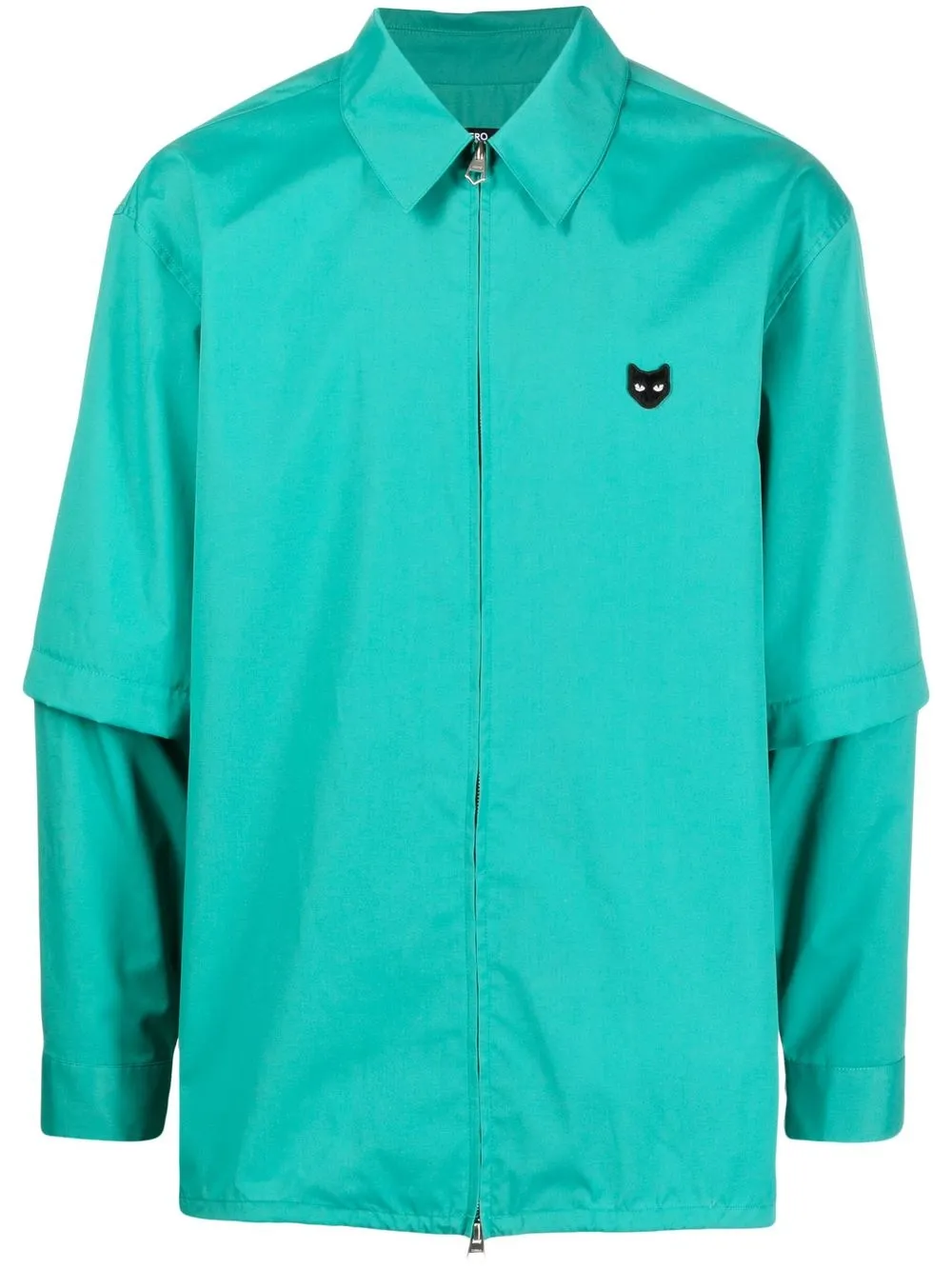 Zzero By Songzio Long Sleeve Shirt In Green