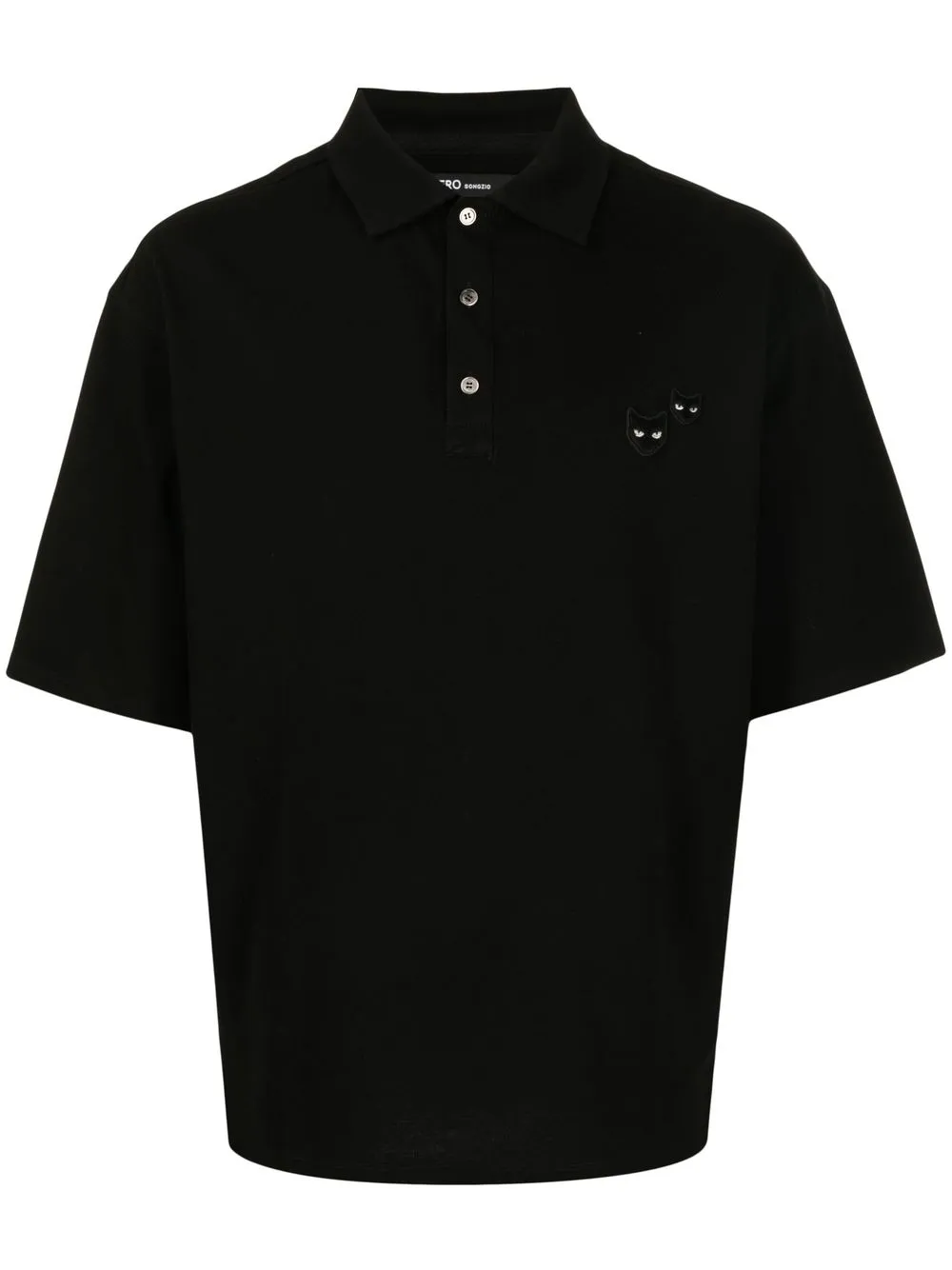 

ZZERO BY SONGZIO short sleeve polo shirt - Black