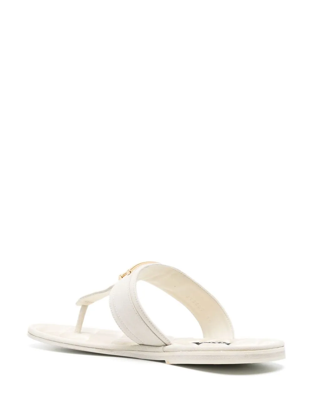 TOM FORD logo-plaque sandals Neutrals