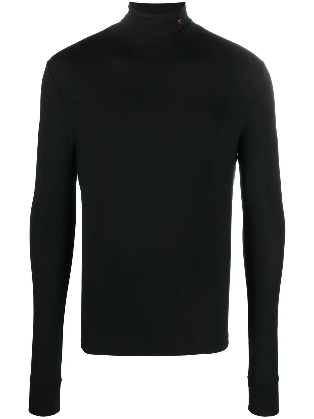 

Raf Simons playera con cuello vuelto - Negro