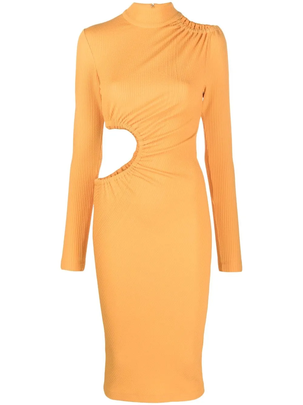 

ROTATE cut-out asymmetric dress - Orange