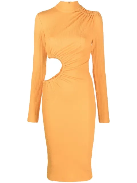ROTATE BIRGER CHRISTENSEN vestido asimétrico con aberturas