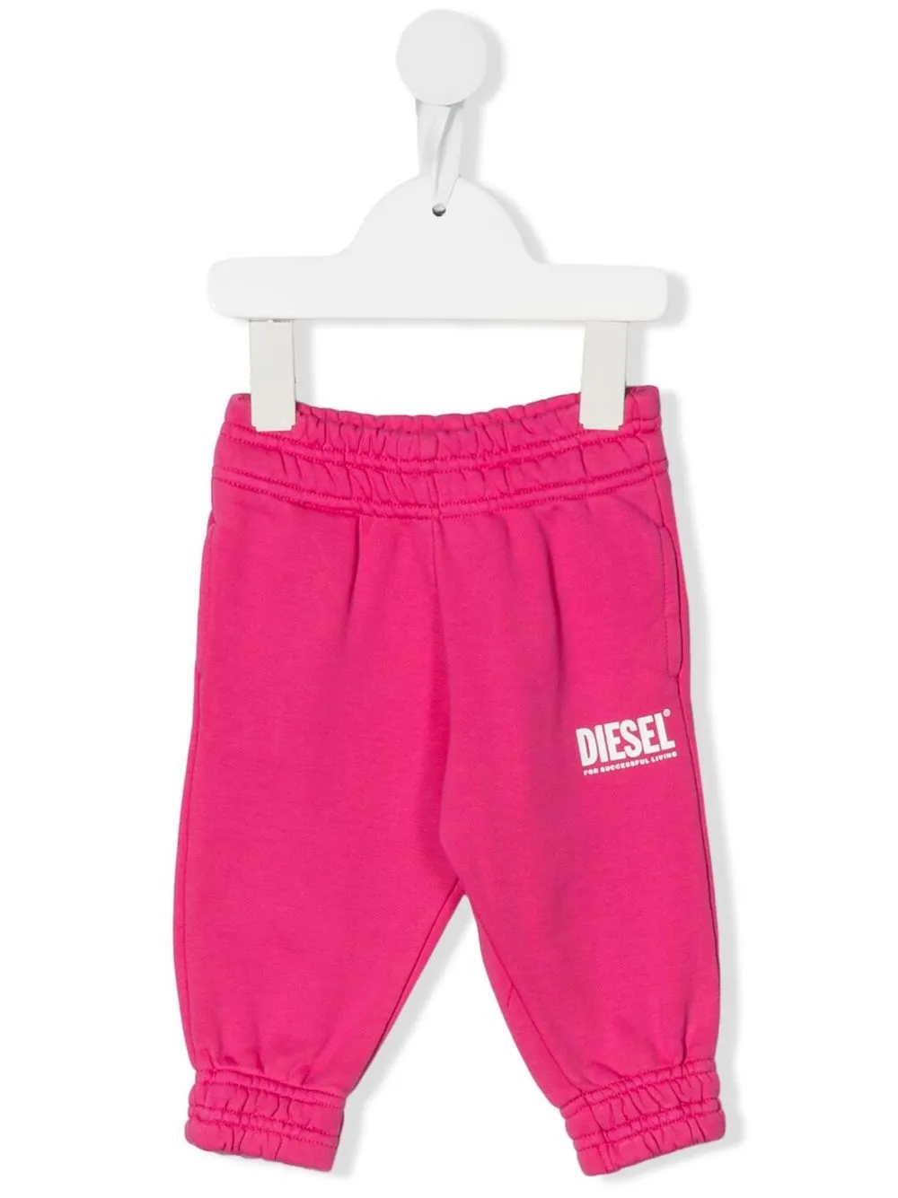 

Diesel Kids pants con logo estampado - Rosado