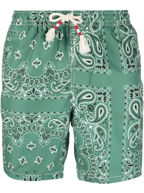 MC2 Saint Barth Badeshorts mit Bandana-Print