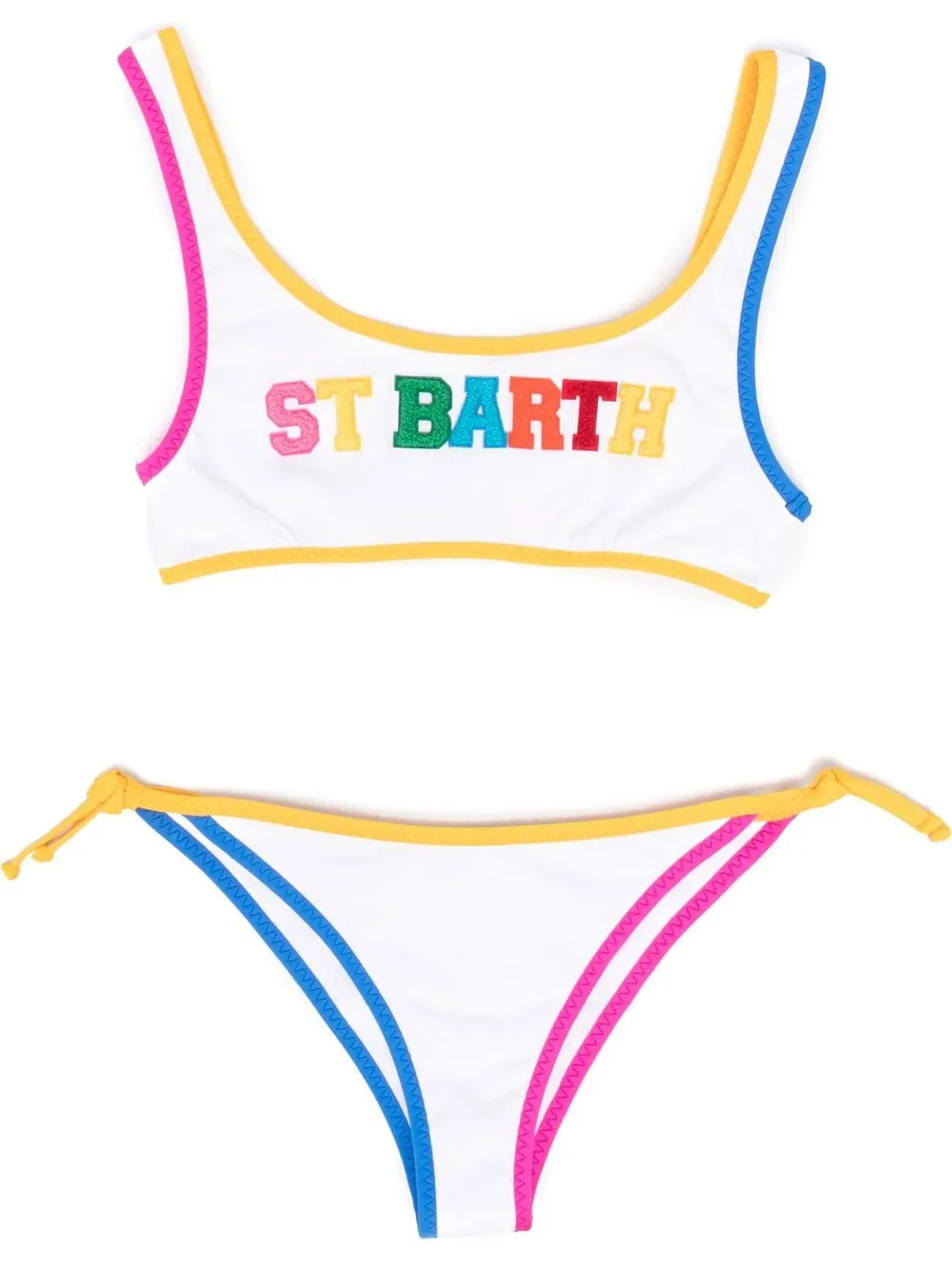 

MC2 Saint Barth Kids TEEN bikini set - White