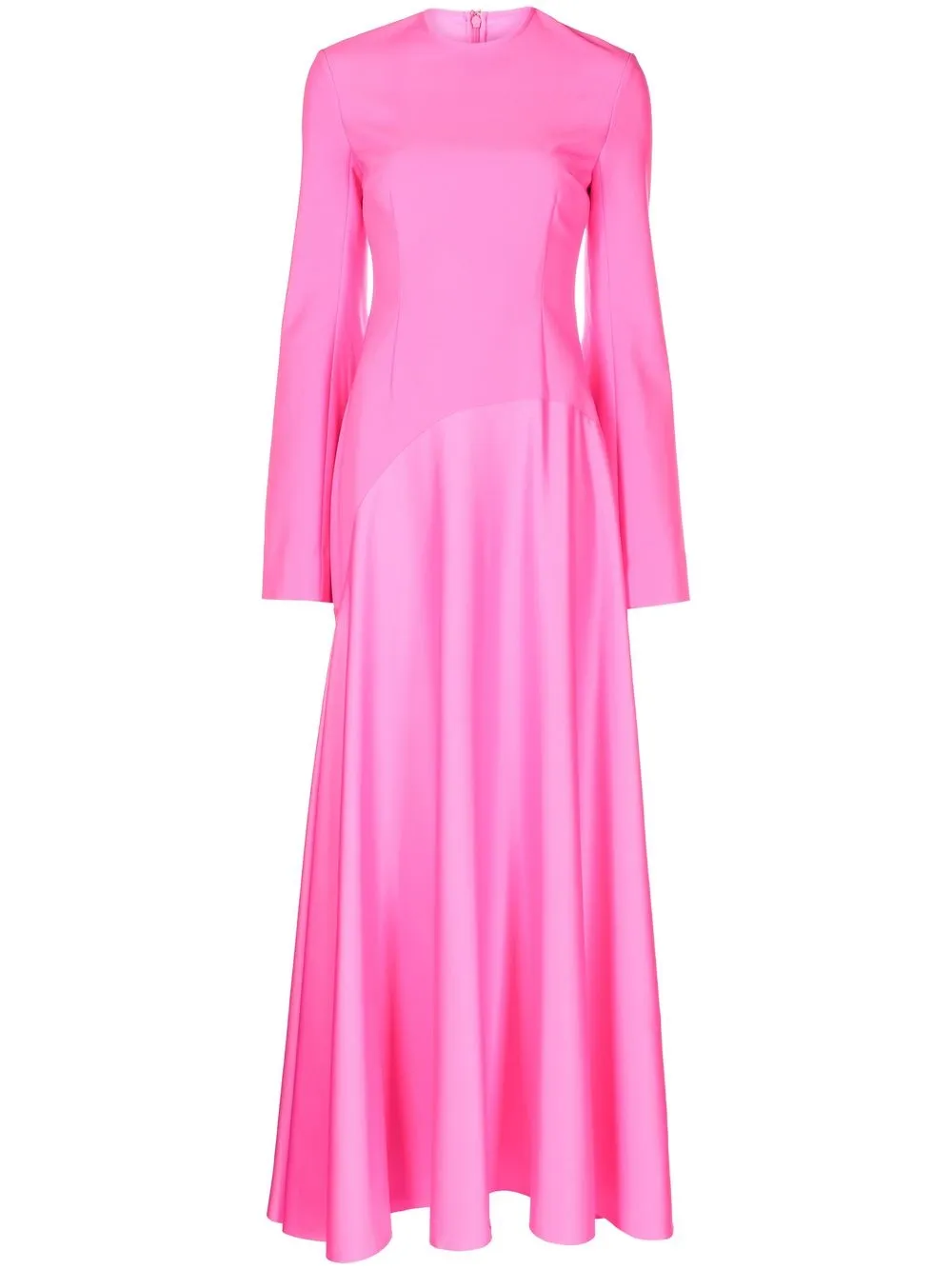 Solace London Draped Maxi Dress In Pink