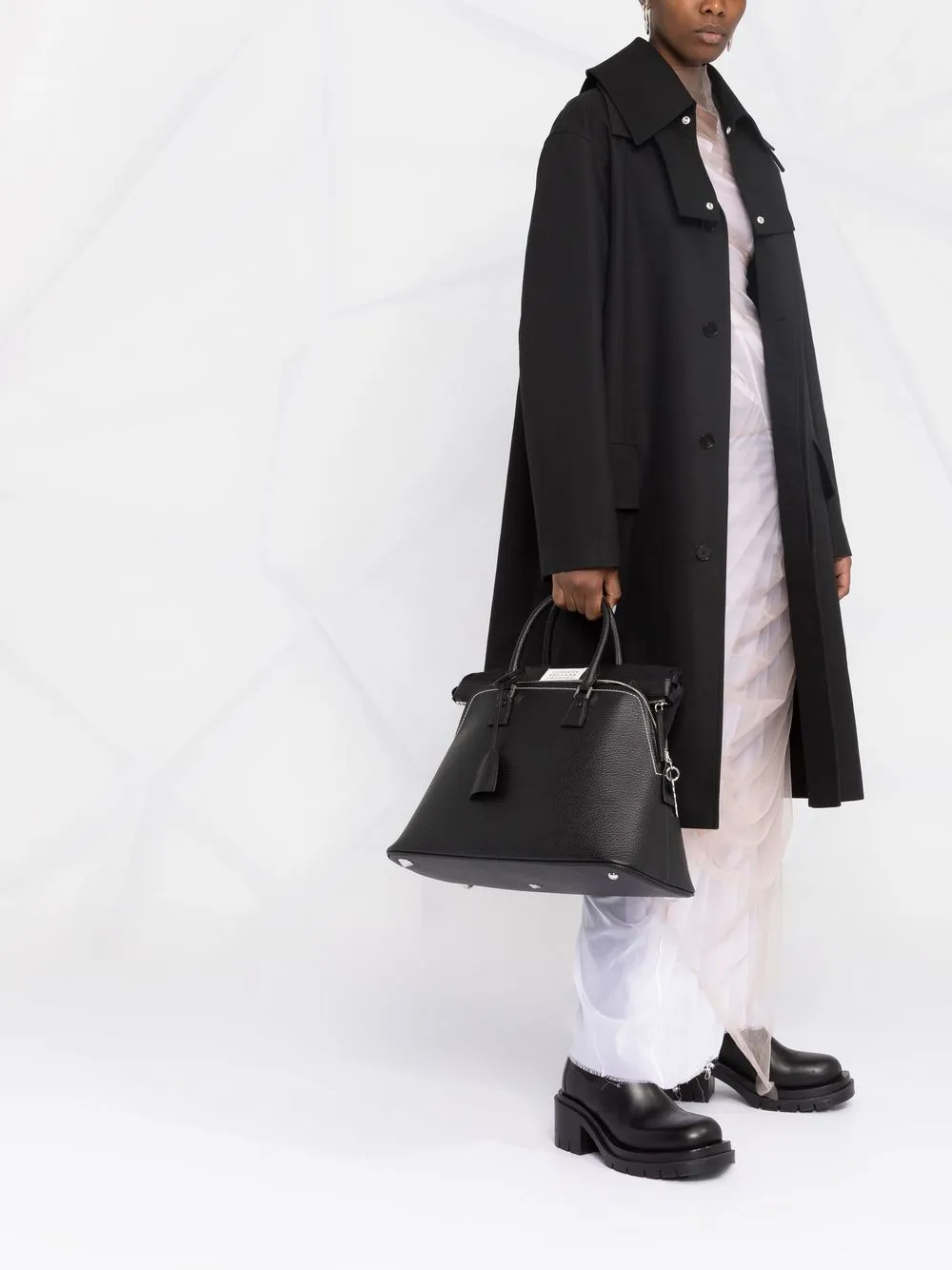Maison Margiela 5AC medium shopper - Zwart