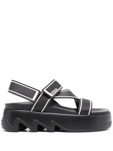 Le Silla cross-strap platform sandals Women