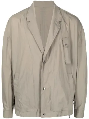 Grey jacket hotsell with white strings