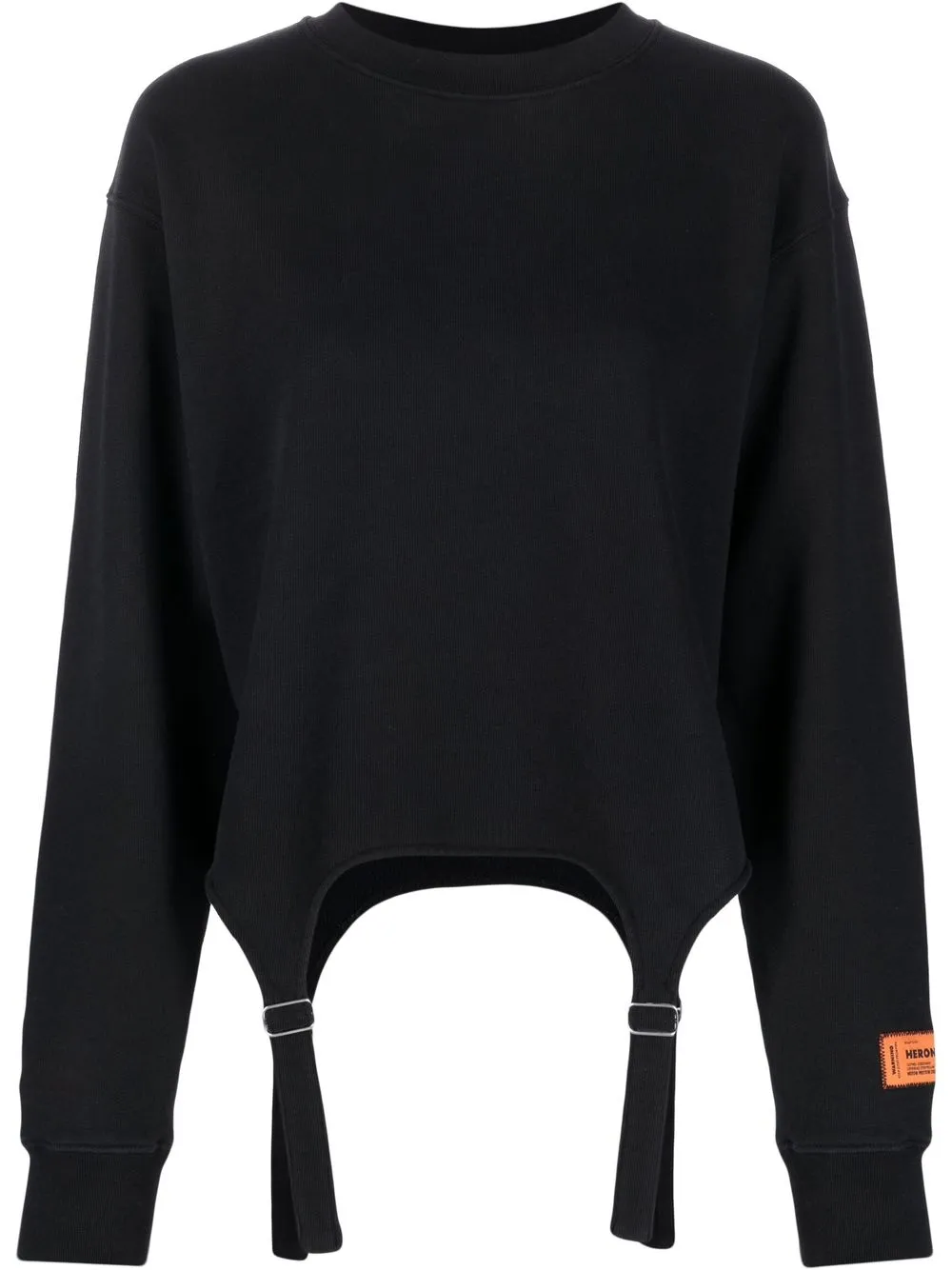 

Heron Preston strap-detail sweatshirt - Black