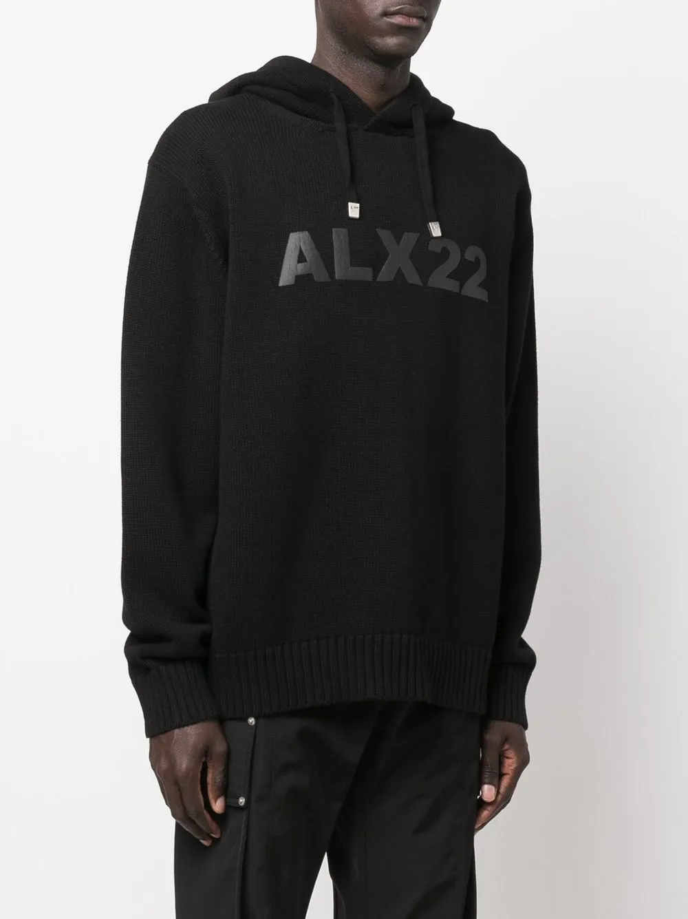  1017 Alyx 9sm Hoodie Mit Logo Print   Schwarz 