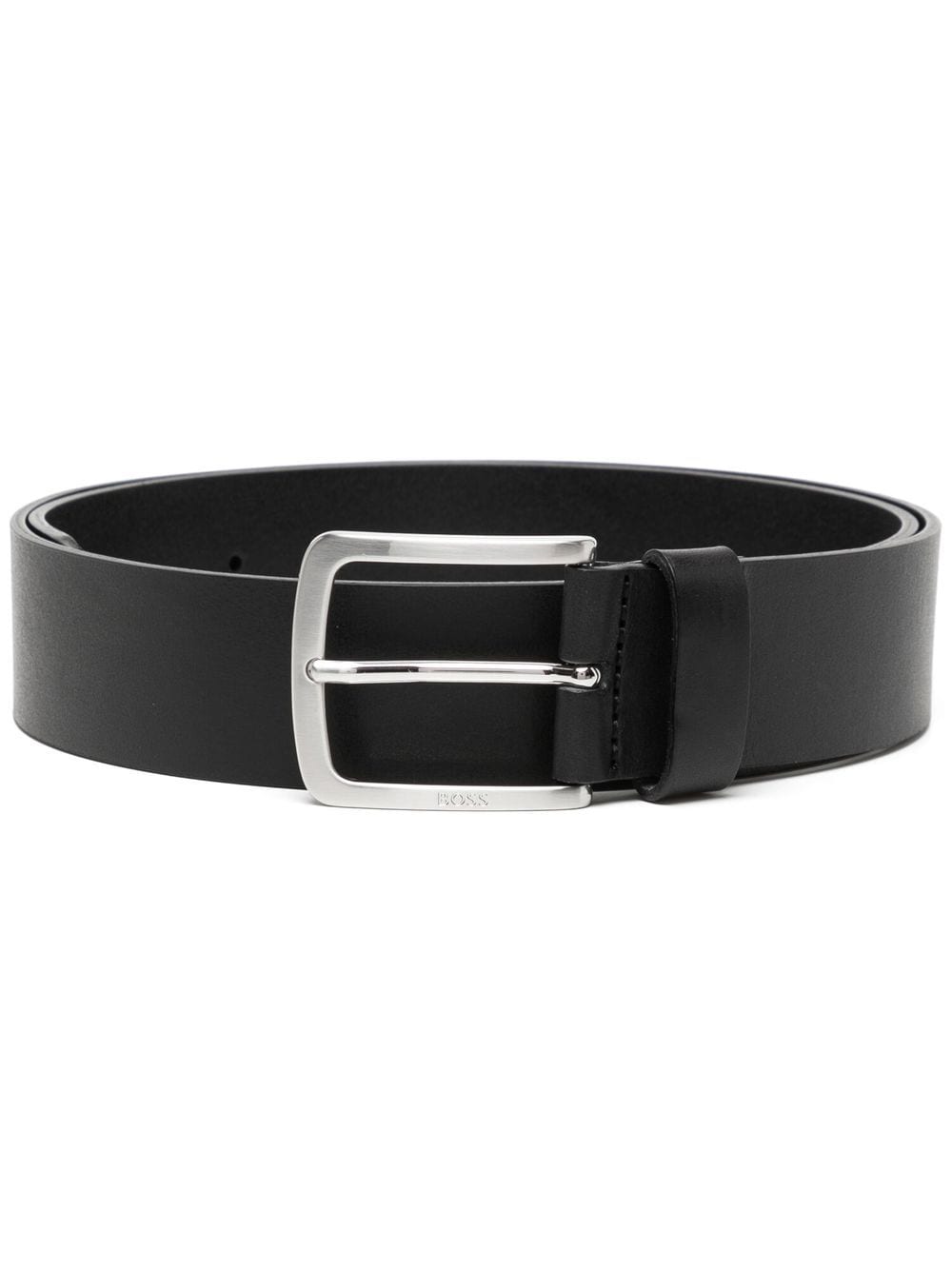 BOSS engraved-logo Buckle Belt - Farfetch